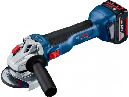 BOSCH GWS 18V-10 aku úhlová bruska (2x 5,0 Ah)