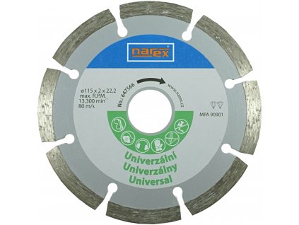 NAREX 115x22.23mm DIA rezný kotúč univerzálny Dia 115 Universal