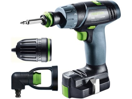 FESTOOL TXS 2,6-Set aku vŕtačka + uhl. nadstavec