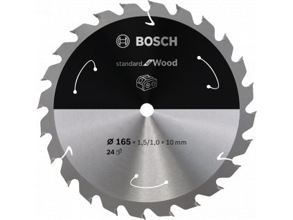 BOSCH 165x10mm Standard for Wood (24 zubů)