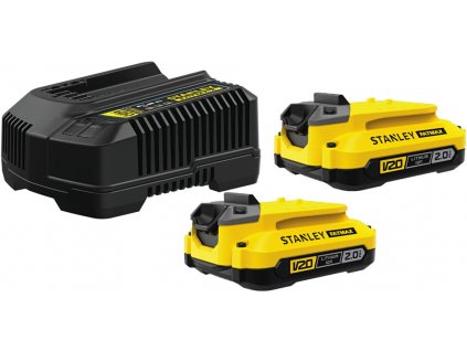 STANLEY SFMCB14D2 FatMax V20 aku 2Ah - sada