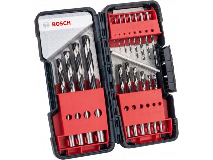 BOSCH HSS PointTeQ 18dílná sada vrtáků do kovu