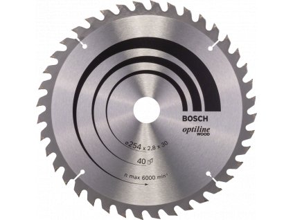 BOSCH Optiline Wood kotouč na dřevo 254x30mm (40Z)