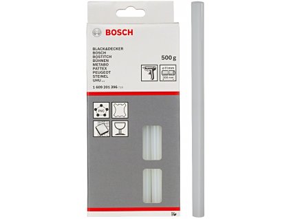 BOSCH 11x200mm lepiace tyčinky priehľadné, 25 ks