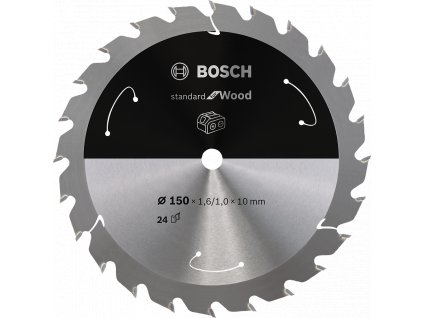 BOSCH 150x10mm Standard for Wood (24 zubů)
