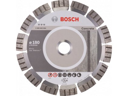 BOSCH 180x22,23mm diamantový kotúč na betón Best for Concrete (2.4 mm)