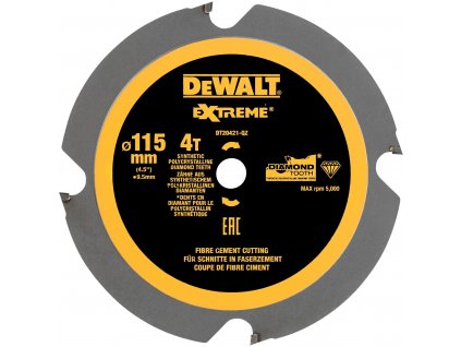 DeWALT kotouč 115x9,5mm na cementovláknité desky (4z)