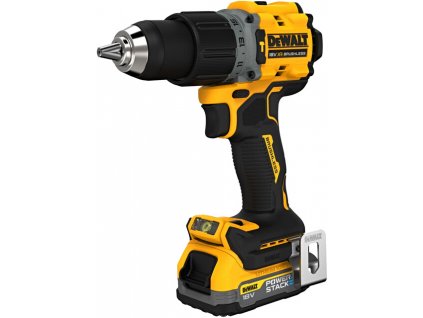 DeWALT DCD805E2T (PowerStack) aku príklepová vŕtačka - 90 Nm