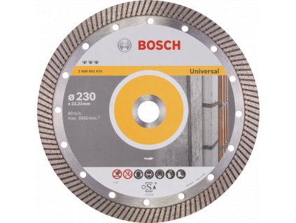 BOSCH 230mm DIA kotúč Best for Universal Turbo (22.23/2.5 mm)