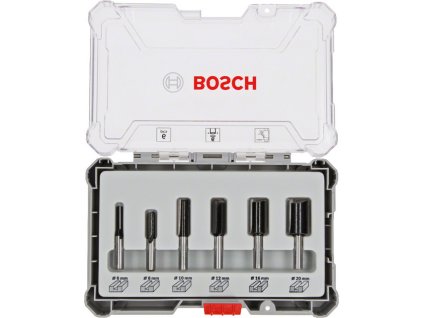 BOSCH 6dílná sada drážkovacích fréz 6-20mm