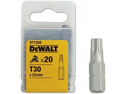 DeWALT DT7268 šroubovací bity Torx, 25-T30-20
