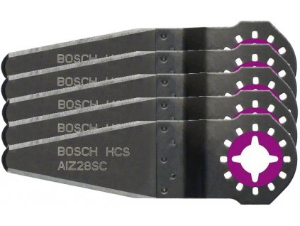 BOSCH AIZ 28 SC, HCS vyřezávací nůž, 28x50mm, balení 5ks