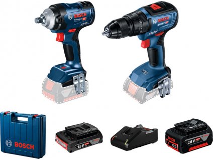 BOSCH GDS 18V-400 + GSB 18V-50 (aku sada)