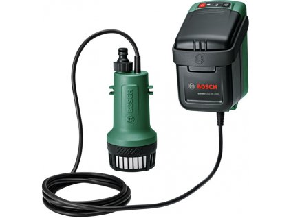 BOSCH GardenPump 18V-2000 (verze bez aku) aku čerpadlo do sudu na dešťovou vodu  Kompletný Battery set | aku 18 V + nabíjačka ZADARMO