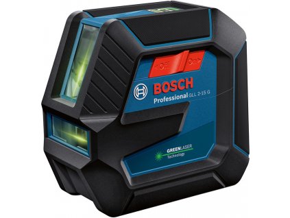 BOSCH GLL 2-15 G křížový laser s kufrem (IP64)