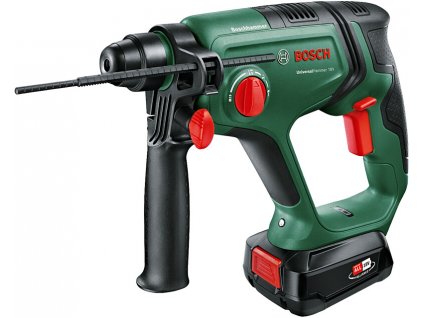 BOSCH UniversalHammer 18V (1x2,5Ah) akumulátorové vŕtacie kladivo SDS-Plus 4v1/2 J