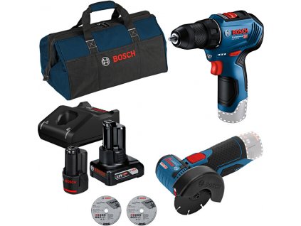 BOSCH GWS 12V-76 + GSR 12V-30 (12V set)