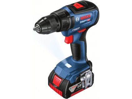 BOSCH GSR 18V-50 aku vŕtačka (2x 5,0 Ah)