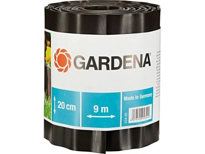 GARDENA 534-20 hnedá obruba záhonov s dĺžkou 20 m (9 cm)