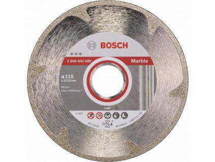 BOSCH 115x22,23mm diamantový deliaci kotúč na mramor Best for Marble (2.2 mm)