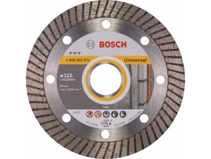 BOSCH DIA kotúč Best for Universal Turbo 115mm (22.23/2.2 mm)
