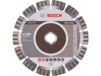 BOSCH DIA kotúč Best for Abrasive 180mm (22,23/2,4 mm)