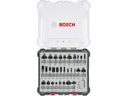 BOSCH 30dílná smíšená sada fréz 6mm (Profi)