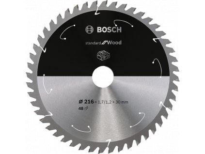 BOSCH 216x30mm Standard for Wood (48 zubů)