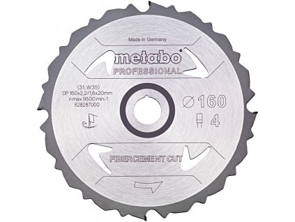 METABO Fibercement Cut Professional pilový kotouč 160x20mm (DFZ4)