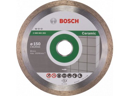BOSCH 150x22,23mm diamantový kotúč na dlaždice Professional for Ceramic (1,6 mm)