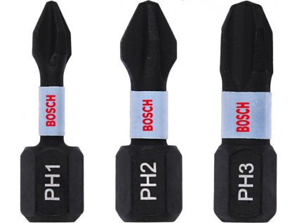 BOSCH torzní bity PH 25mm Impact Control (3x)