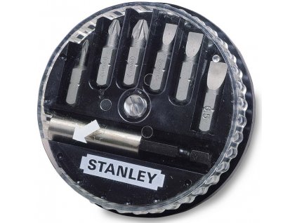 STANLEY 1-68-738 7dílná sada bitů Pz + magnetický držák