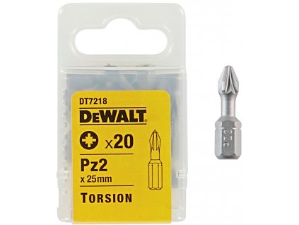 DeWALT DT7218 šroubovací bity PZ Torsion PZ2-25 mm -20 ks