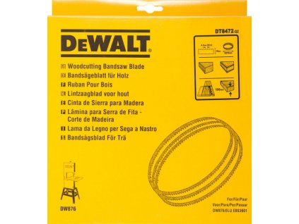 DeWALT DT8472 pílový pás, drevo, plasty, pre DW876 10 mm
