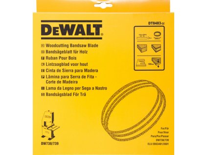 DeWALT DT8483 pílový pás, drevo, vyrezávací, pre DW738/9 6 mm
