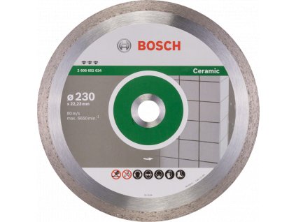 BOSCH 230mm diamantový kotúč Best for Ceramic (22.23/2.4 mm)