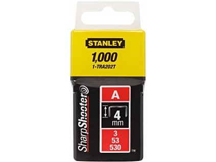 STANLEY 1-TRA202T spony LD typ A - 11,3 mm, délka 4 mm, balení 1000 ks