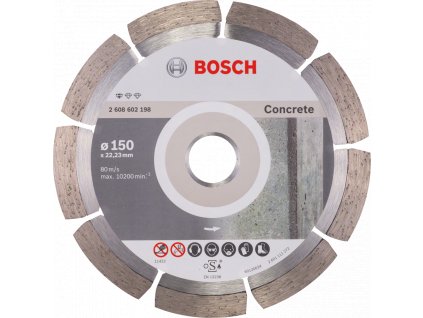 BOSCH 150x22,23mm diamantový kotúč na rezanie betónu Professional for Concrete (2 mm)