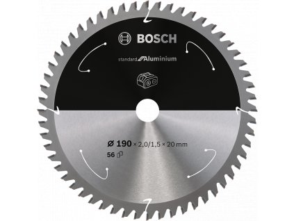 BOSCH 190x20mm (56Z) Standard For Aluminium