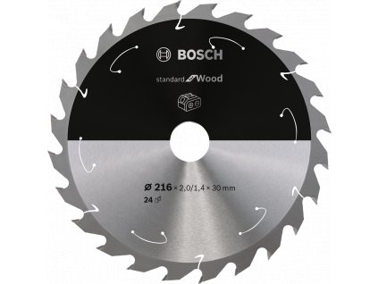 BOSCH 216x30mm Standard for Wood (24 zubů)