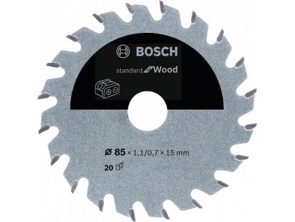 BOSCH 85x15mm Standard for Wood (20 zubů)