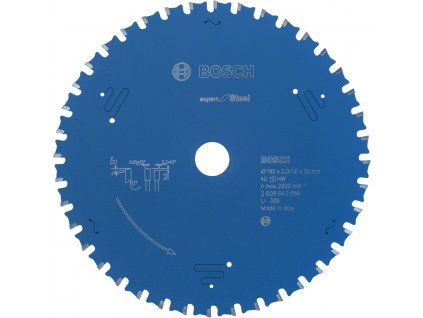 BOSCH Expert for Steel 190x20mm (2 mm, 40z)