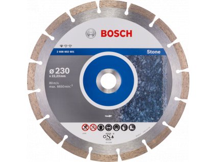 BOSCH 230x22,23mm DIA kotúč na kameň a žulu Standard for Stone (2,3 mm)