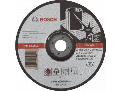BOSCH Expert for Inox brusný kotouč na nerez 180mm (6 mm)