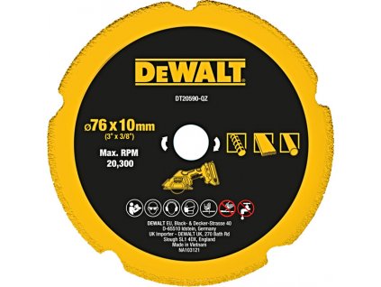 DeWALT DT20590 76x10mm diamantový kotúč pre DCS438 (1 ks)