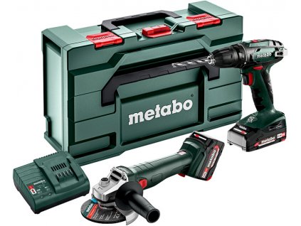 METABO Combo SET 2.4.3 W 18 L 9-125 + BS 18