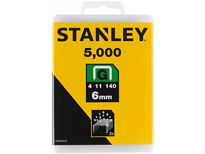 STANLEY 1-TRA704-5T spony HD typ G - 10,6 mm, délka 6mm, 5000 ks