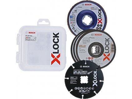 BOSCH Kit X-LOCK set řezných a brusných kotoučů