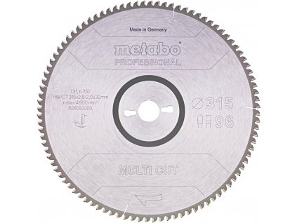 METABO pilový kotouč Multi Cut 315x30mm (96 zubů)