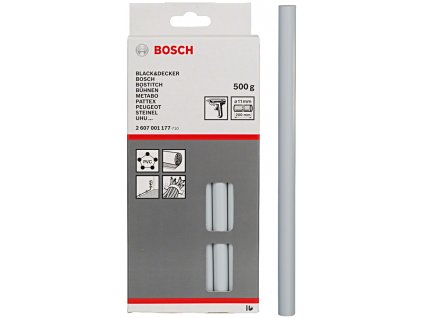 BOSCH 11x200mm šedé lepiace tyčinky (500g), 25 ks v balení